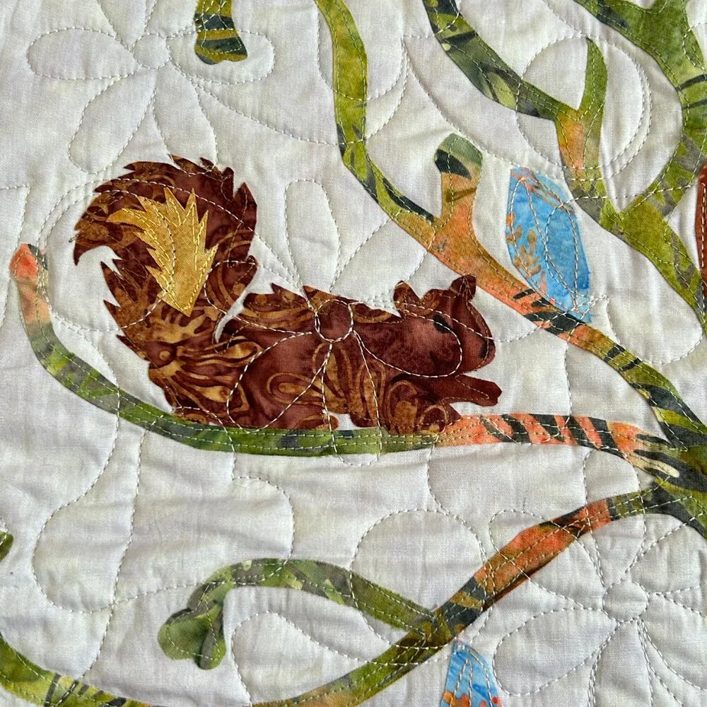 Baby Mini Quilt Activity Play Mat Wishing on a Dream 32x27 Inch Nursery Handmade
